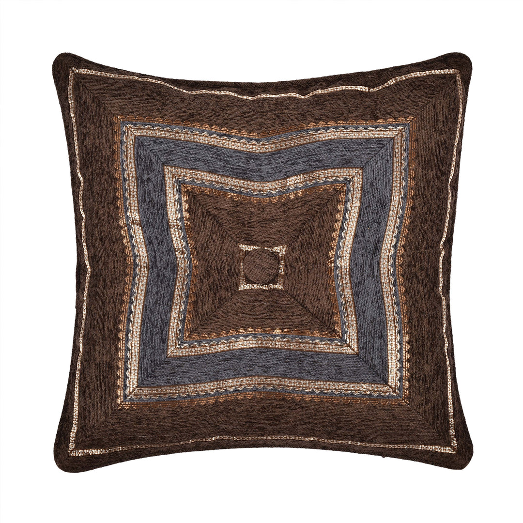 Sofia Wedgewood Square Decorative Throw Pillow 18" x 18" Throw Pillows By J. Queen New York