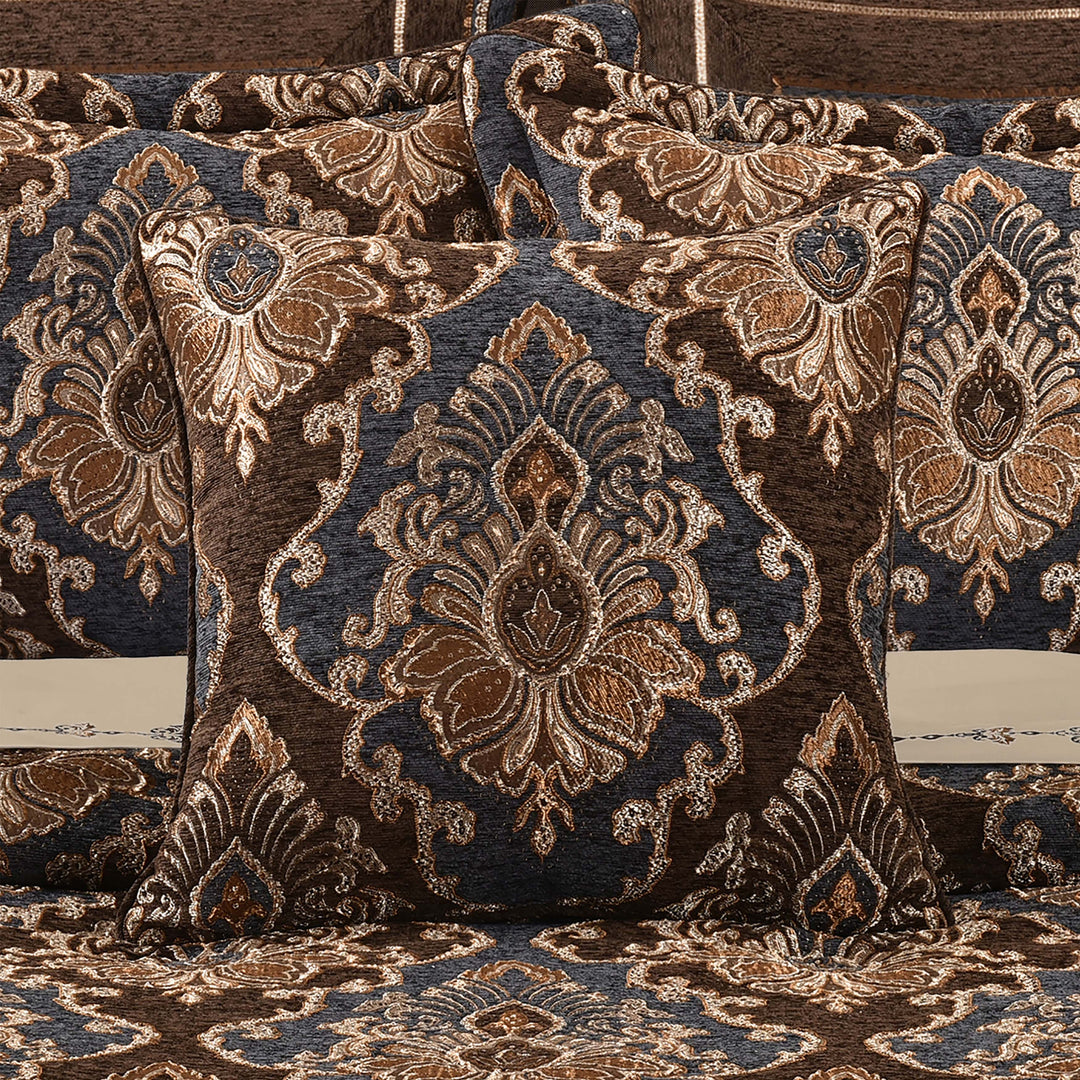 Sofia Wedgewood Square Decorative Throw Pillow 20" x 20" Throw Pillows By J. Queen New York