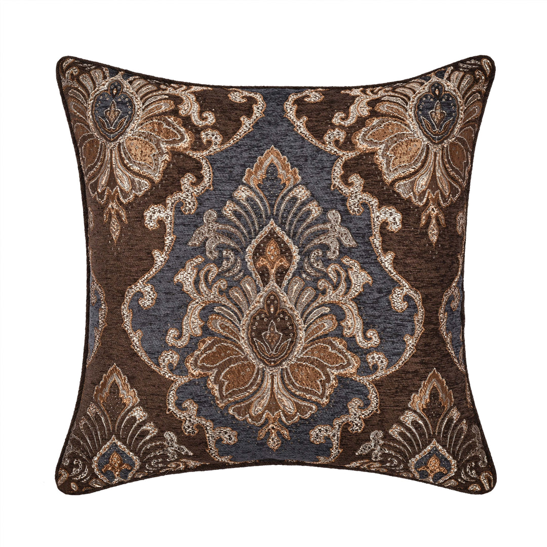 Sofia Wedgewood Square Decorative Throw Pillow 20" x 20" Throw Pillows By J. Queen New York
