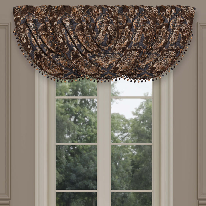 Sofia Wedgewood Waterfall Window Valance Window Valance By J. Queen New York