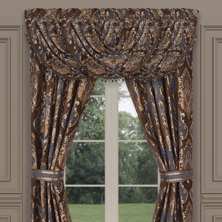Sofia Wedgewood Waterfall Window Valance Window Valance By J. Queen New York