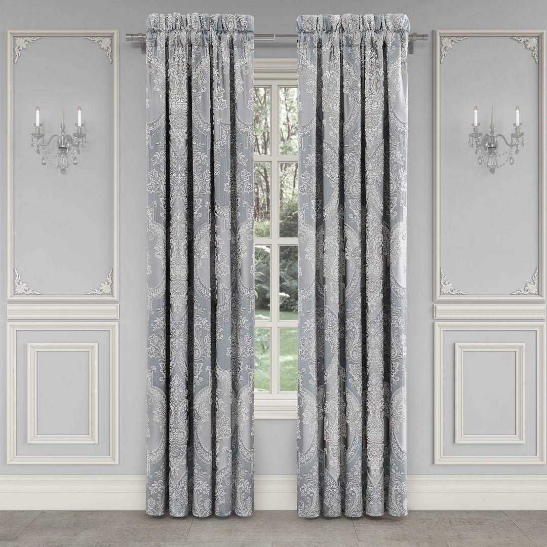 Sondra Powder Blue Window Panel Pair Window Panels By J. Queen New York