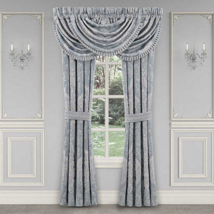 Sondra Powder Blue Window Panel Pair Window Panels By J. Queen New York