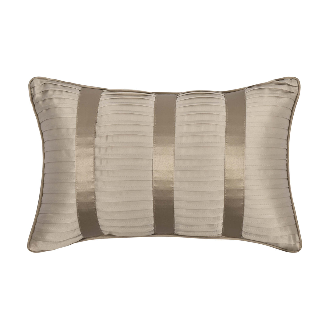 Spectra Taupe Boudoir Decorative Throw Pillow 20" x 14" Throw Pillows By J. Queen New York
