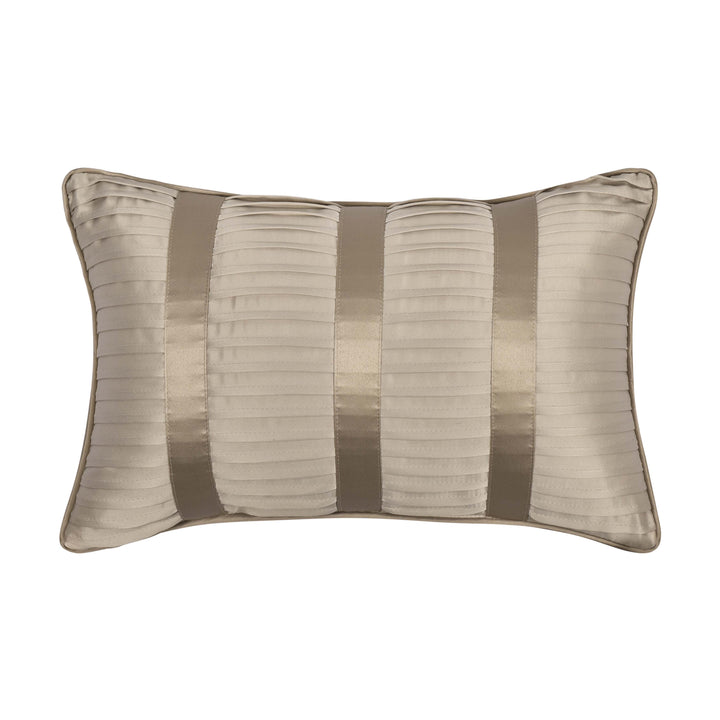 Spectra Taupe Boudoir Decorative Throw Pillow 20" x 14" Throw Pillows By J. Queen New York