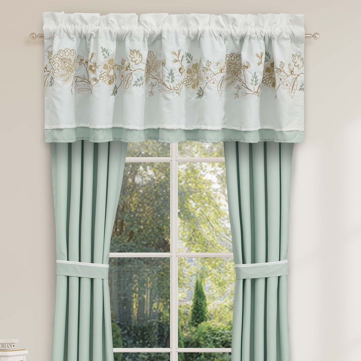 Spring Social Spa Straight Window Valance Window Valance By J. Queen New York