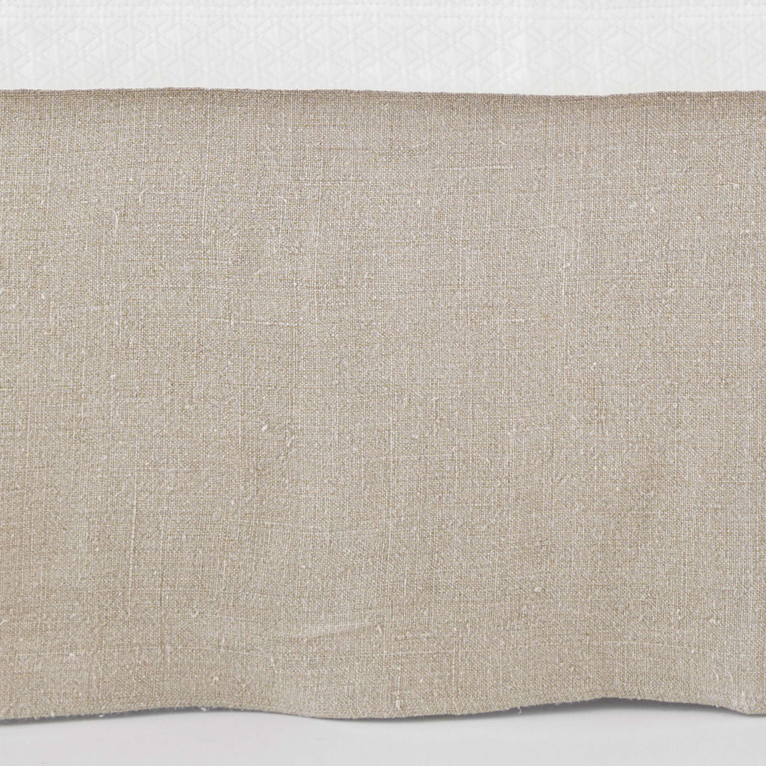 Stone Washed Tailored Paneled Bedskirt Bedskirt By Annie Selke