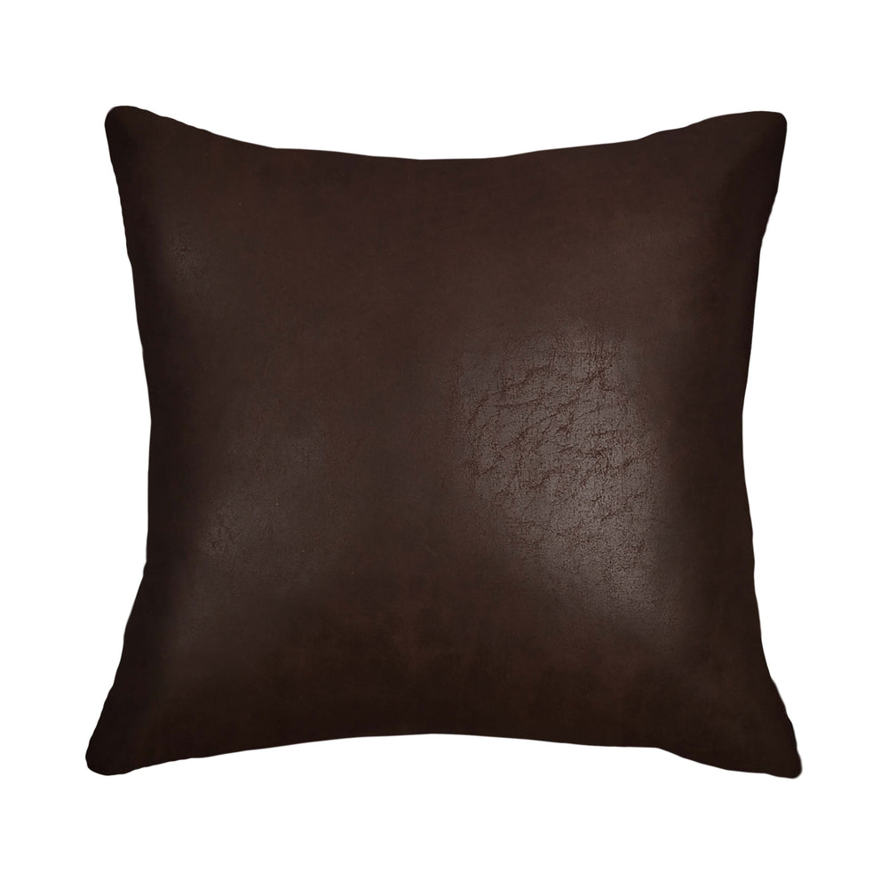 Sundance Brown Embellished Square Decorative Throw Pillow 18" x 18" Throw Pillows By J. Queen New York