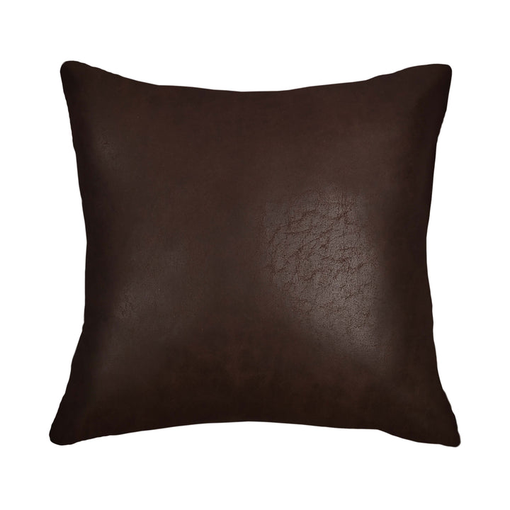 Sundance Brown Embellished Square Decorative Throw Pillow 18" x 18" Throw Pillows By J. Queen New York
