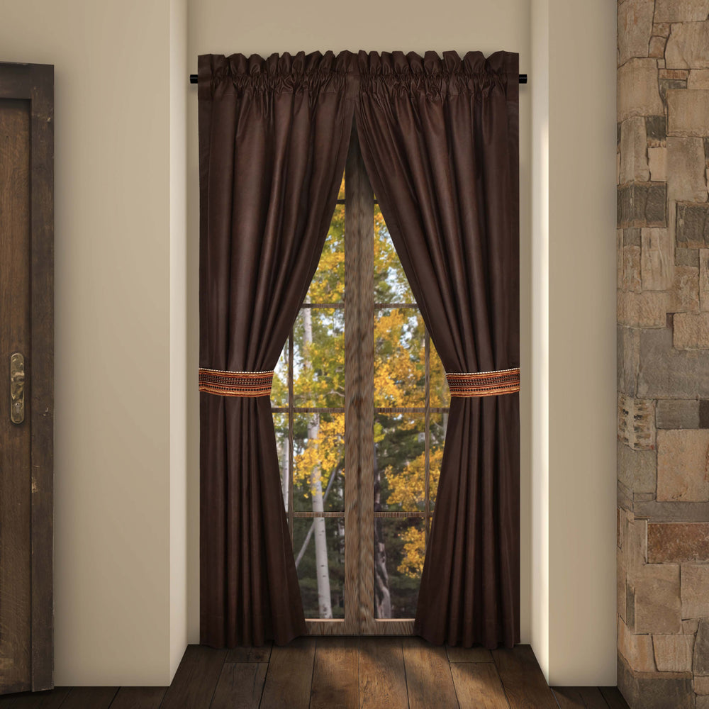 Sundance Brown Window Panel Pair Window Panels By J. Queen New York