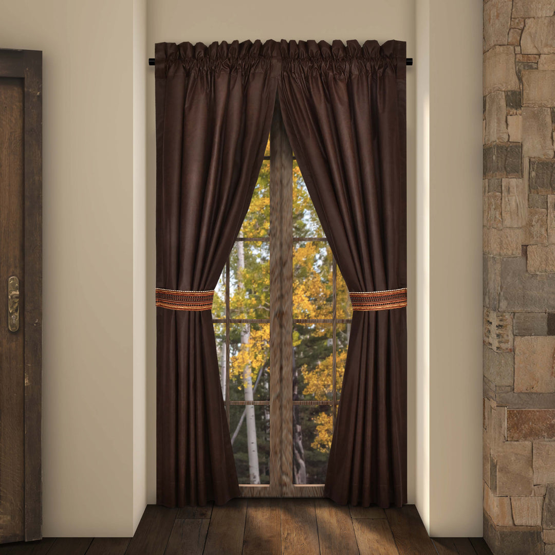 Sundance Brown Window Panel Pair Window Panels By J. Queen New York