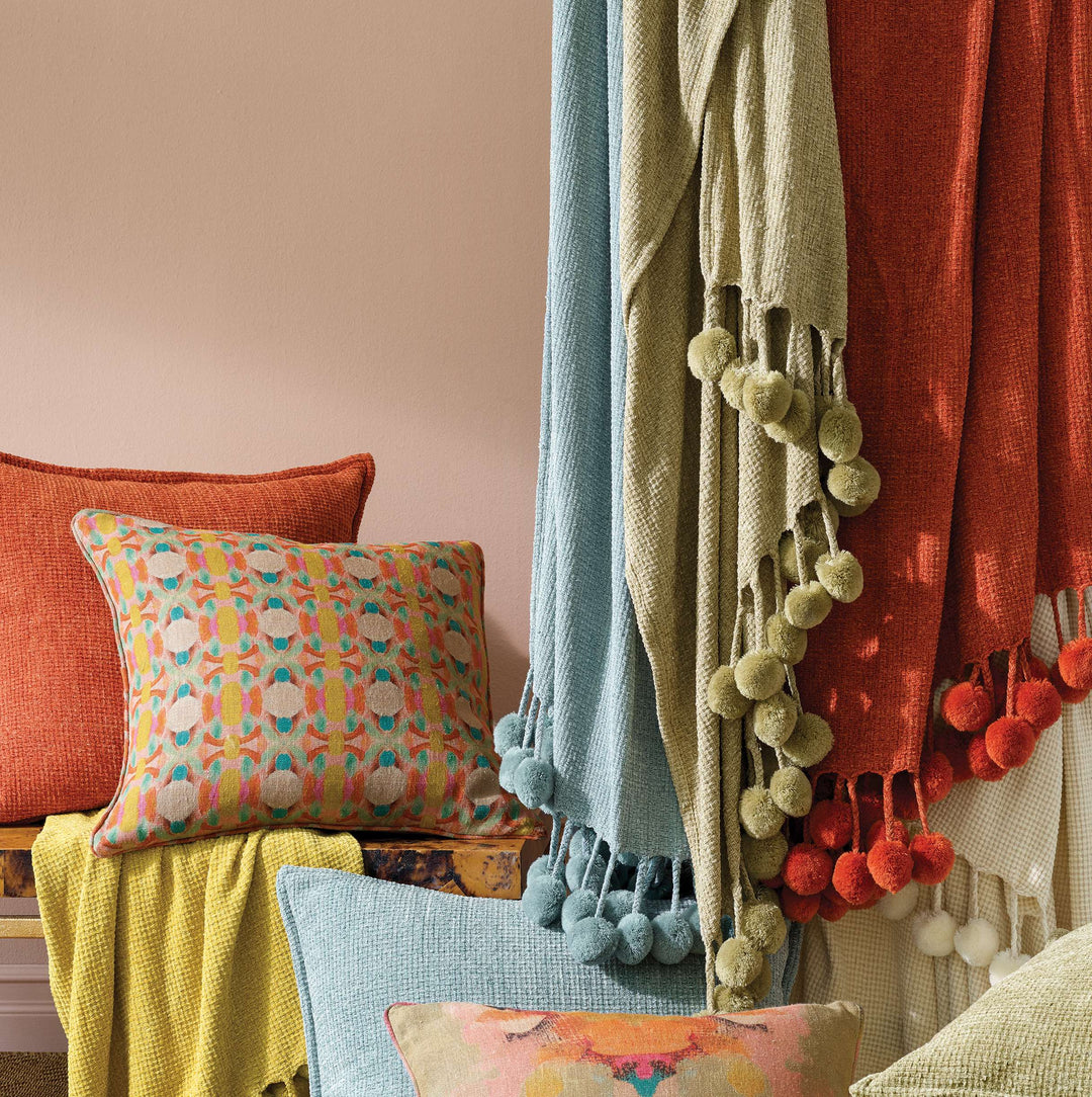 Bauble Chenille Throw Throws By Annie Selke