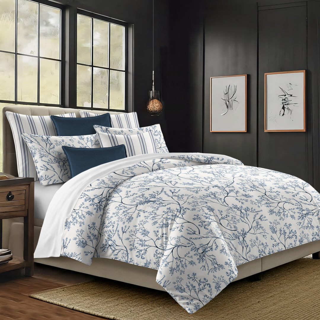Tinsley Bluebell 8 Piece Coverlet Set Coverlet By Colcha Linens