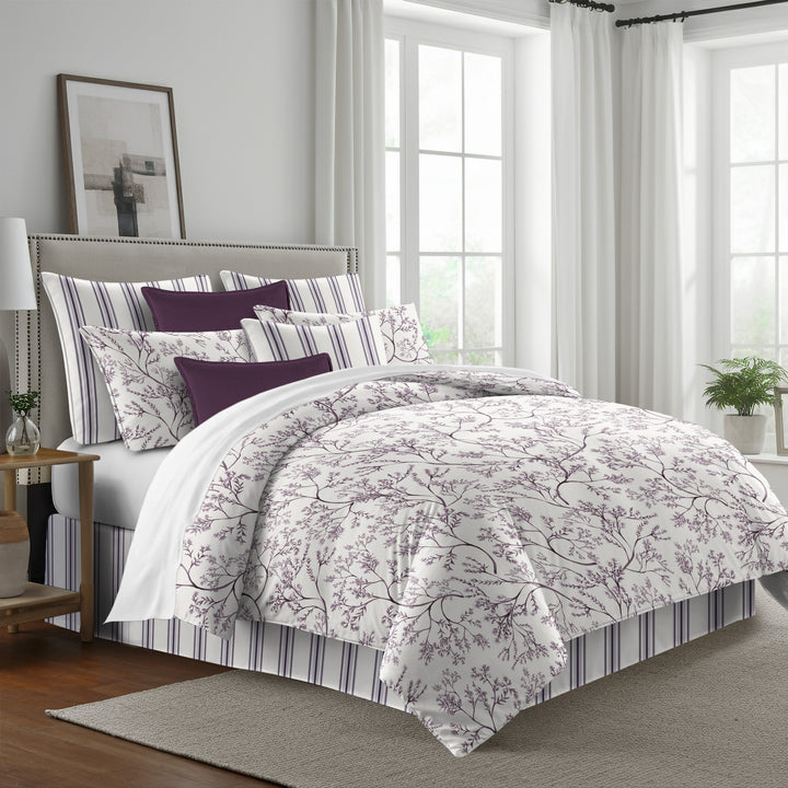 Tinsley Plum 8 Piece Coverlet Set Coverlet By Colcha Linens