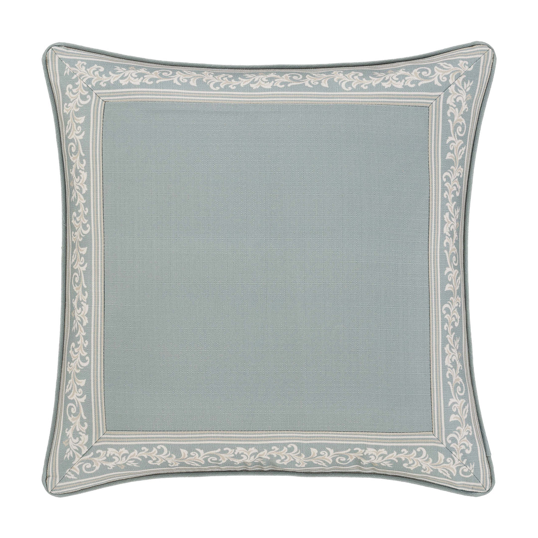 Tranquility Aqua Euro Sham Euro Sham By J. Queen New York