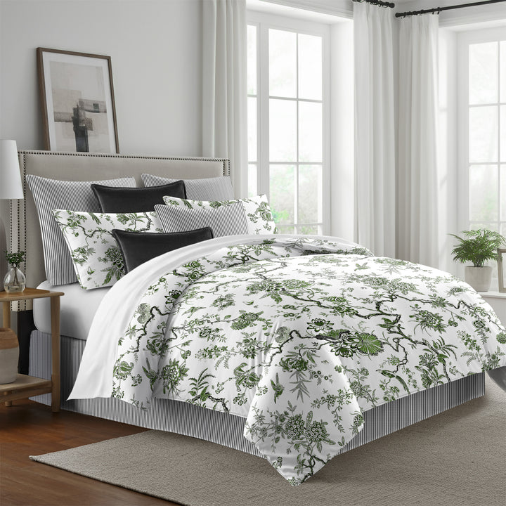 Tree Top Avocado 8 Piece Comforter Set Comforter Sets By Colcha Linens
