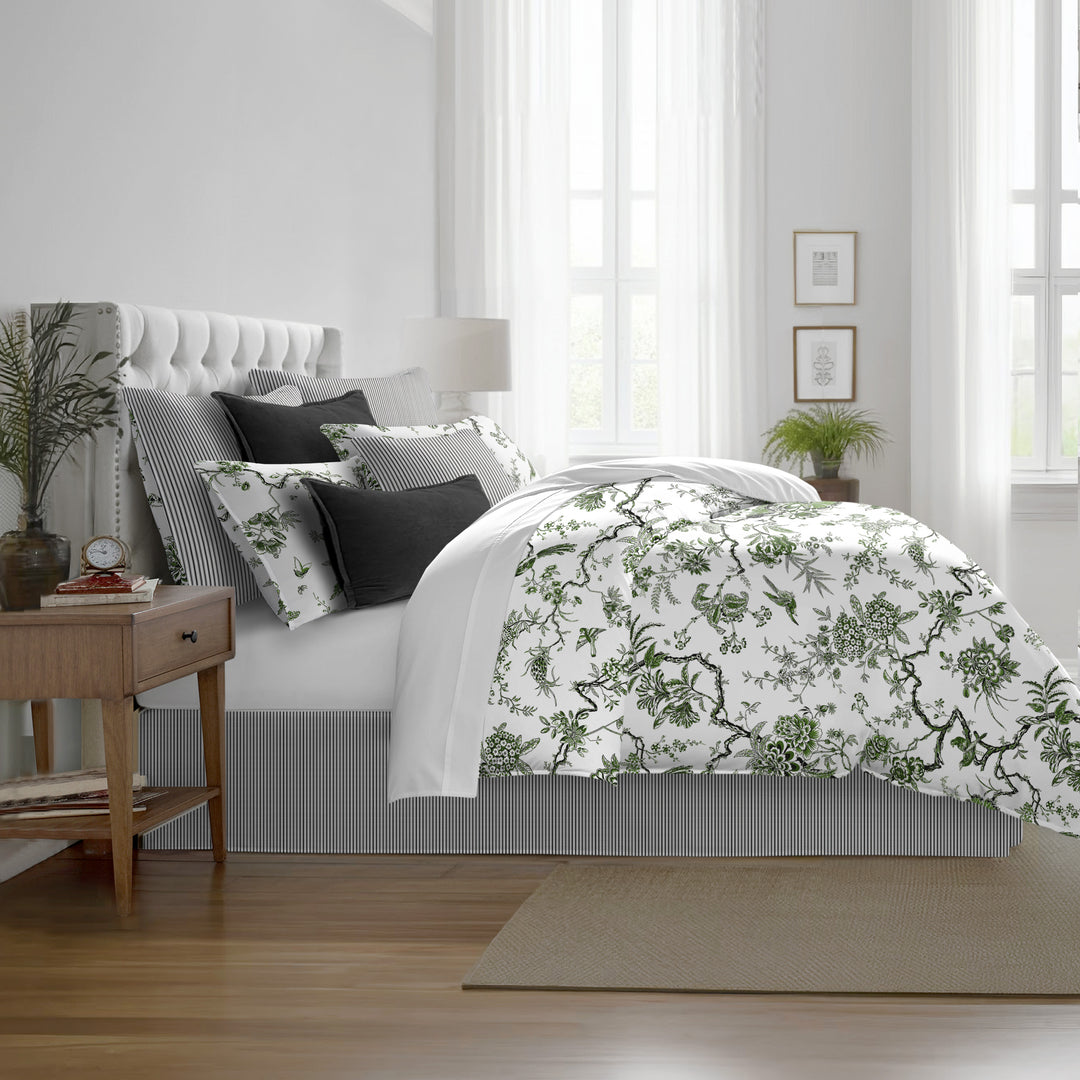 Tree Top Avocado 8 Piece Duvet Cover Set Duvet Covers By Colcha Linens