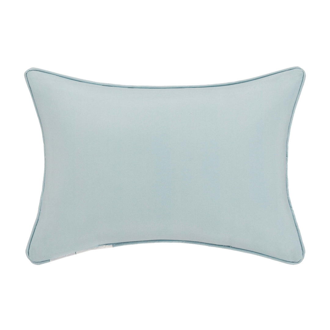 Trilogy Blue Boudoir Decorative Throw Pillow 19" x 13" Throw Pillows By J. Queen New York