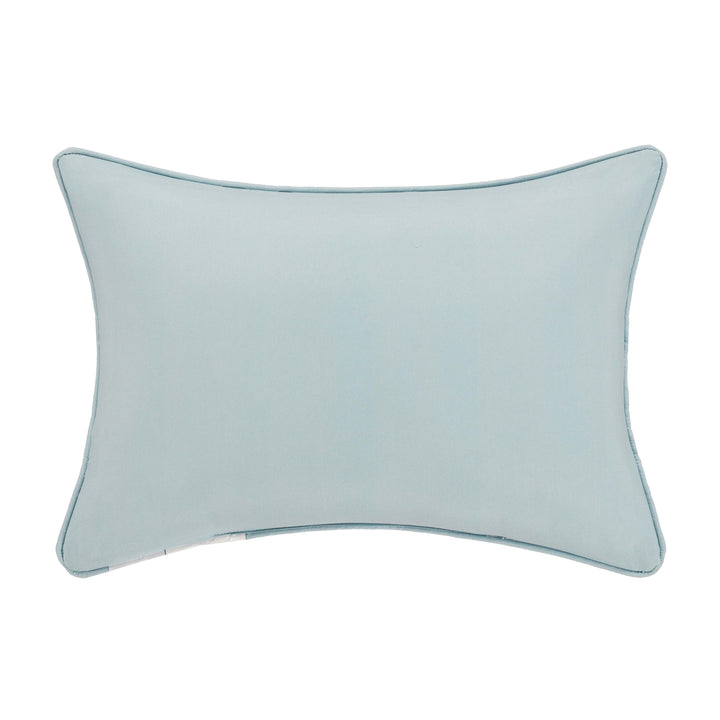 Trilogy Blue Boudoir Decorative Throw Pillow 19" x 13" Throw Pillows By J. Queen New York