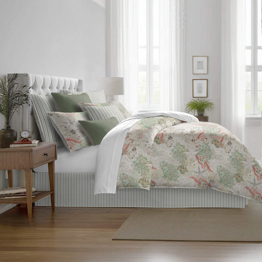 Under The Sea Coral 8 Piece Coverlet Set Coverlet By Colcha Linens