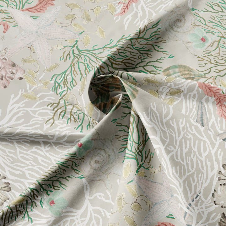 Under The Sea Coral 8 Piece Duvet Cover Set Duvet Covers By Colcha Linens