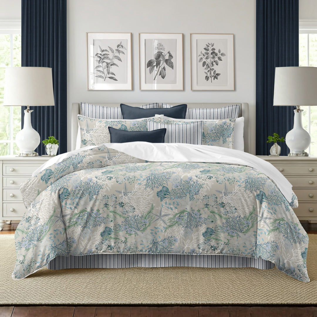 Under The Sea Ocean 8 Piece Comforter Set Comforter Sets By Colcha Linens