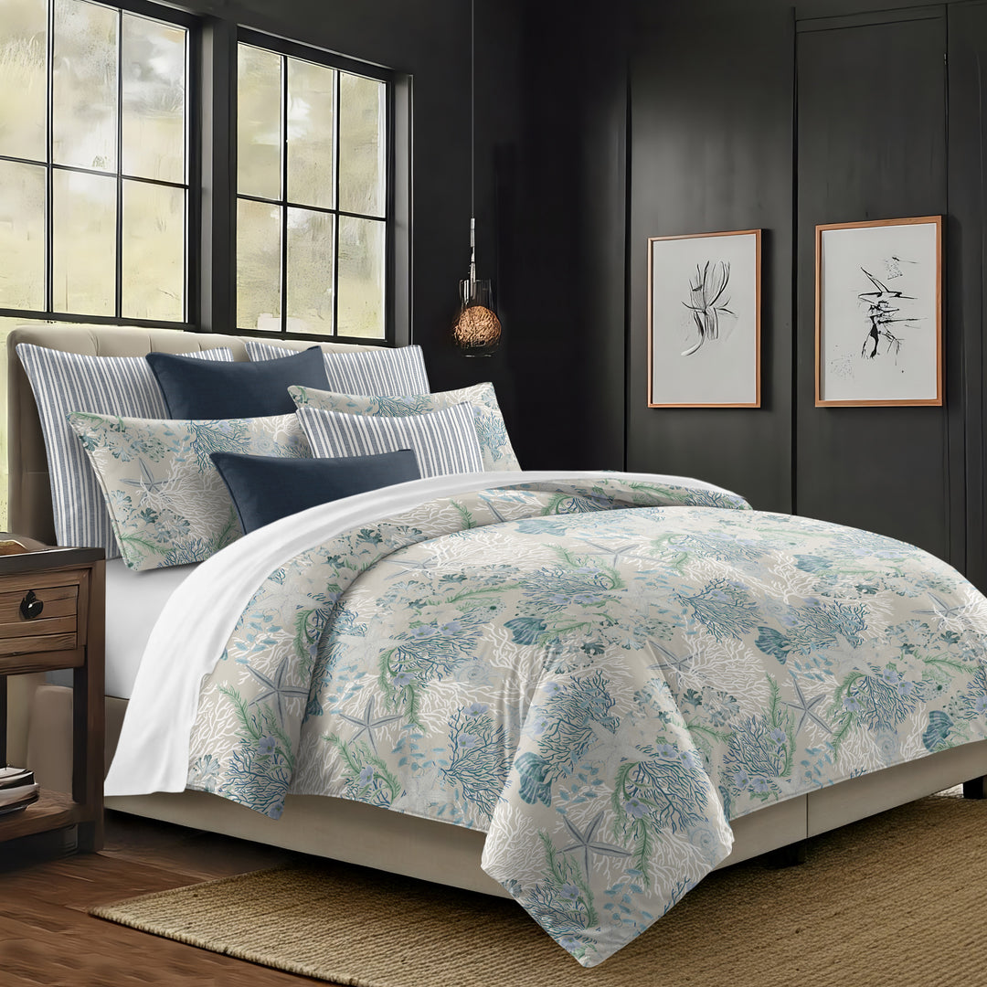 Under The Sea Ocean 8 Piece Comforter Set Comforter Sets By Colcha Linens