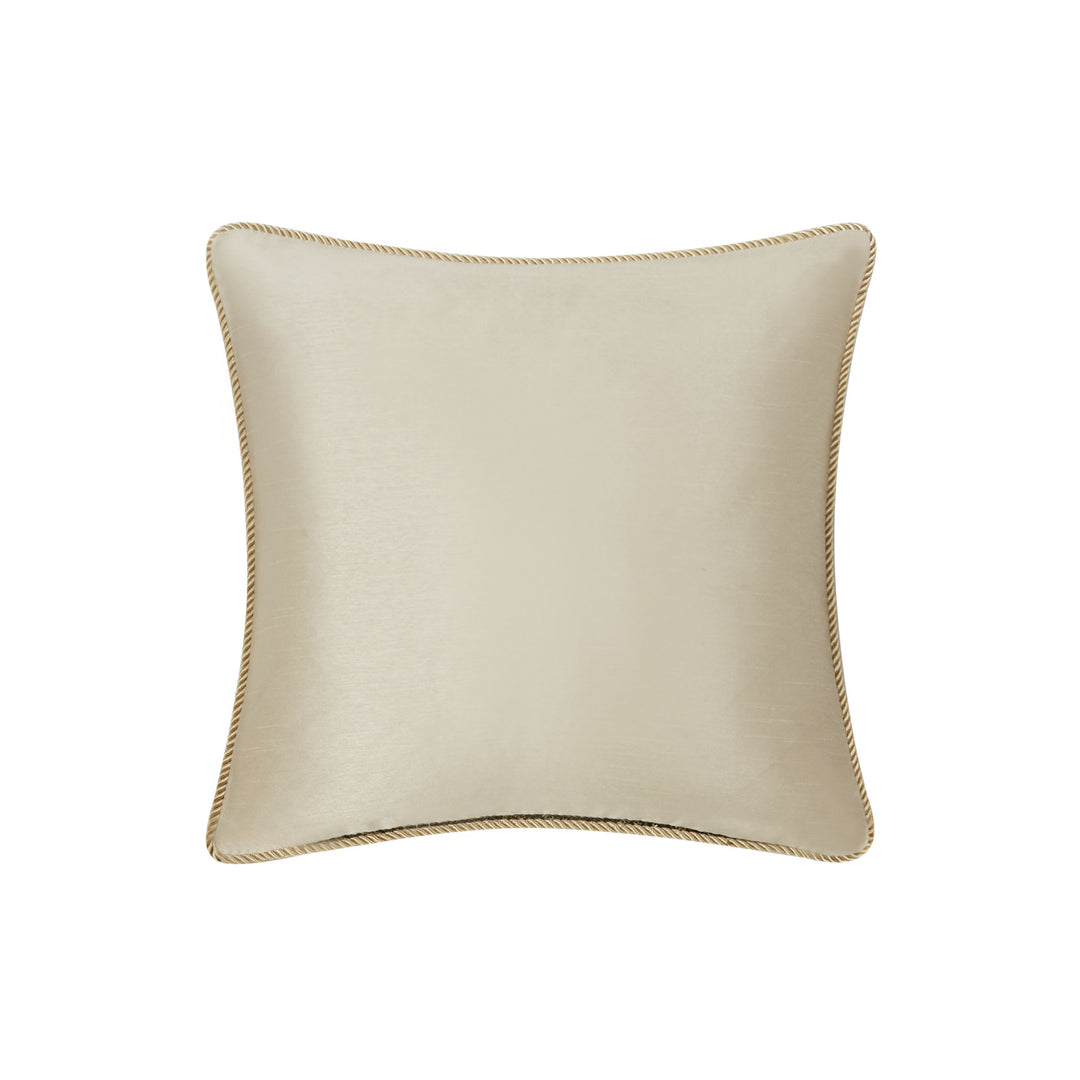 Vaughn Navy/Gold Square Decorative Throw Pillow 14 x 14"