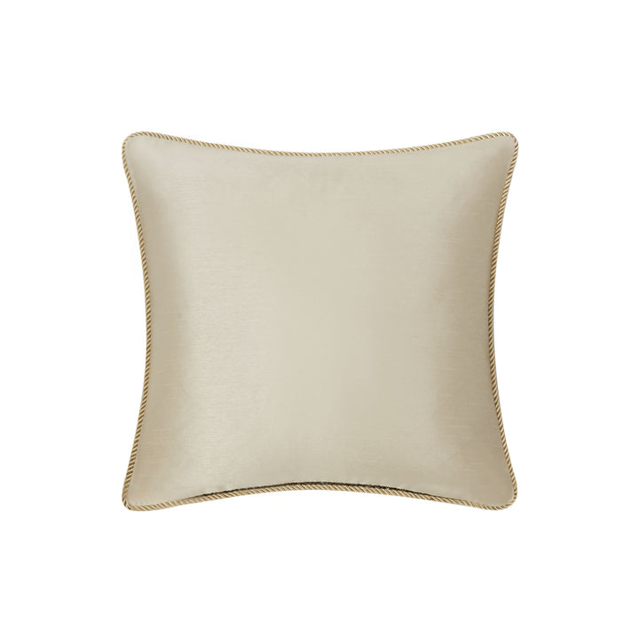 Vaughn Navy/Gold Square Decorative Throw Pillow 14 x 14"