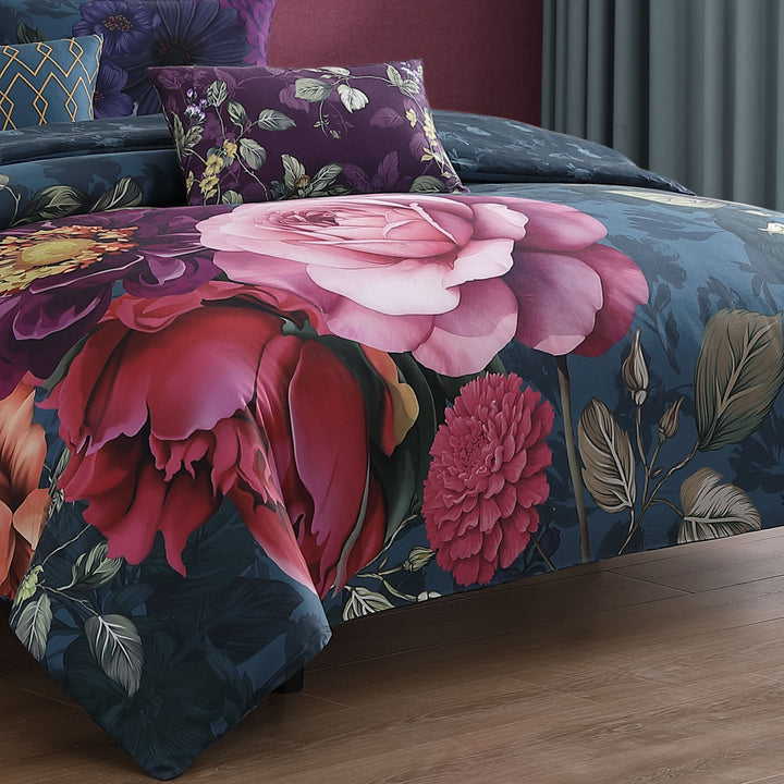 Bebejan Vibrant Flora 5 Piece Reversible Comforter Set
