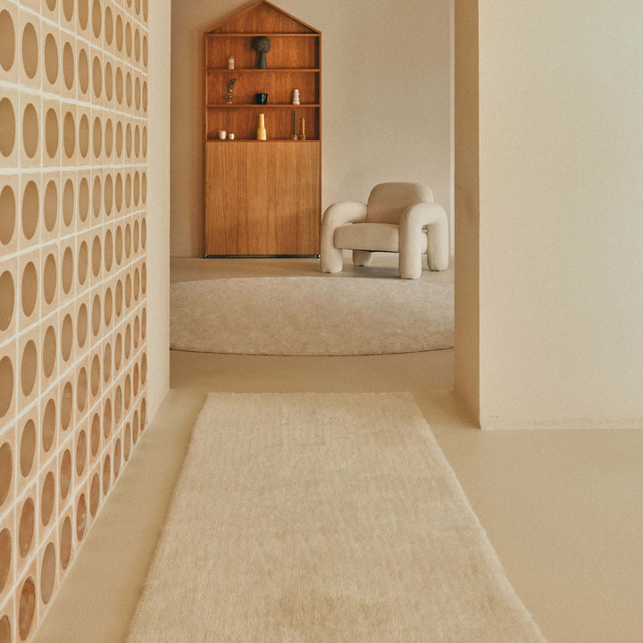 Silhouettes Natural Woolable Long Rug Rug By Lorena Canals