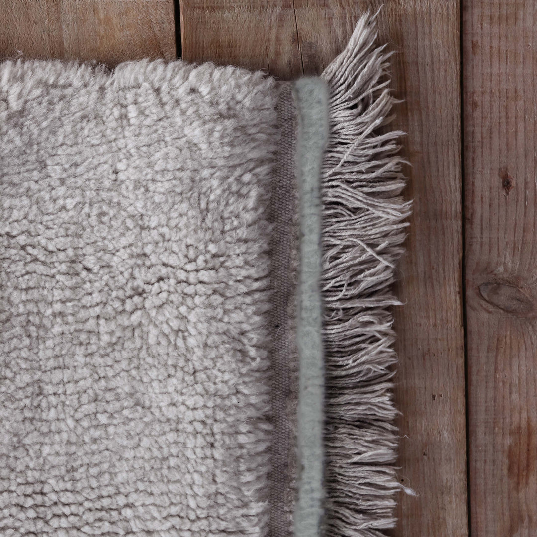 Sheep of the World Steppy Grey Woolable Rug Rug By Lorena Canals