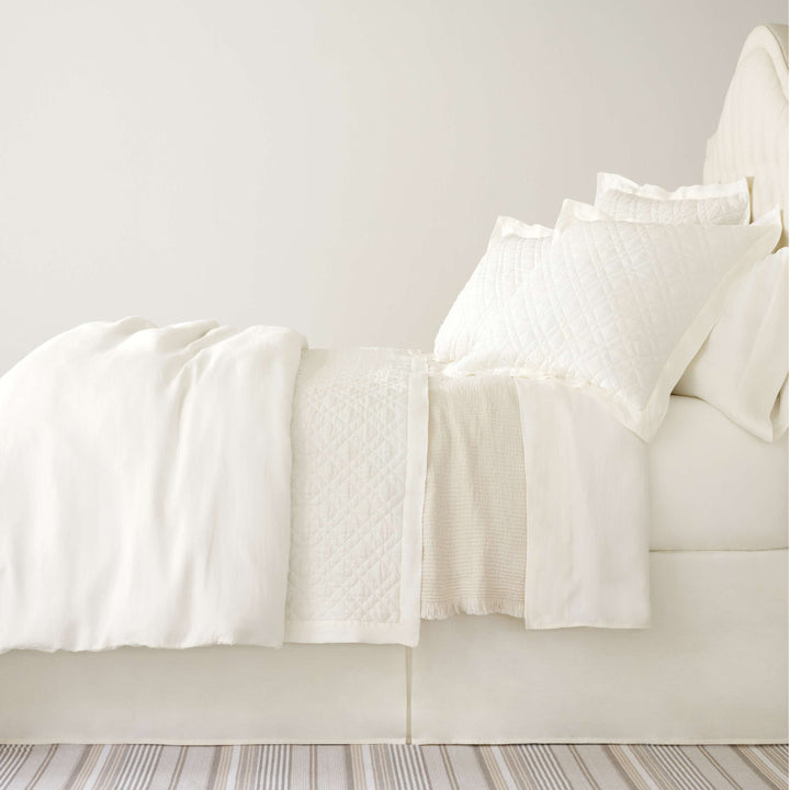 Washed Linen Quilted Sham Sham By Annie Selke