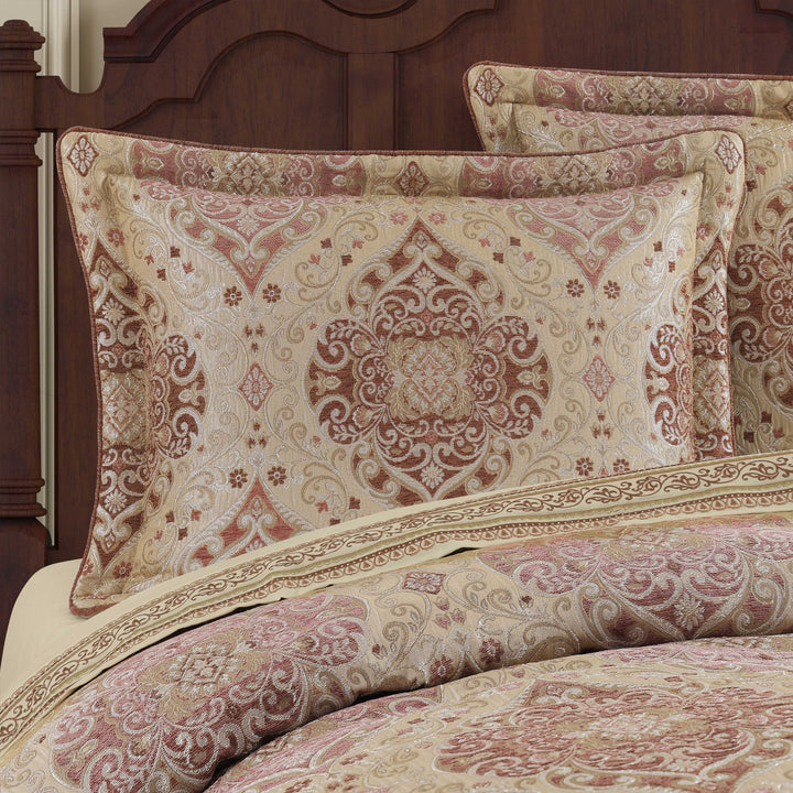 Weston Terracotta 4 Piece Comforter Set Comforter Sets By J. Queen New York