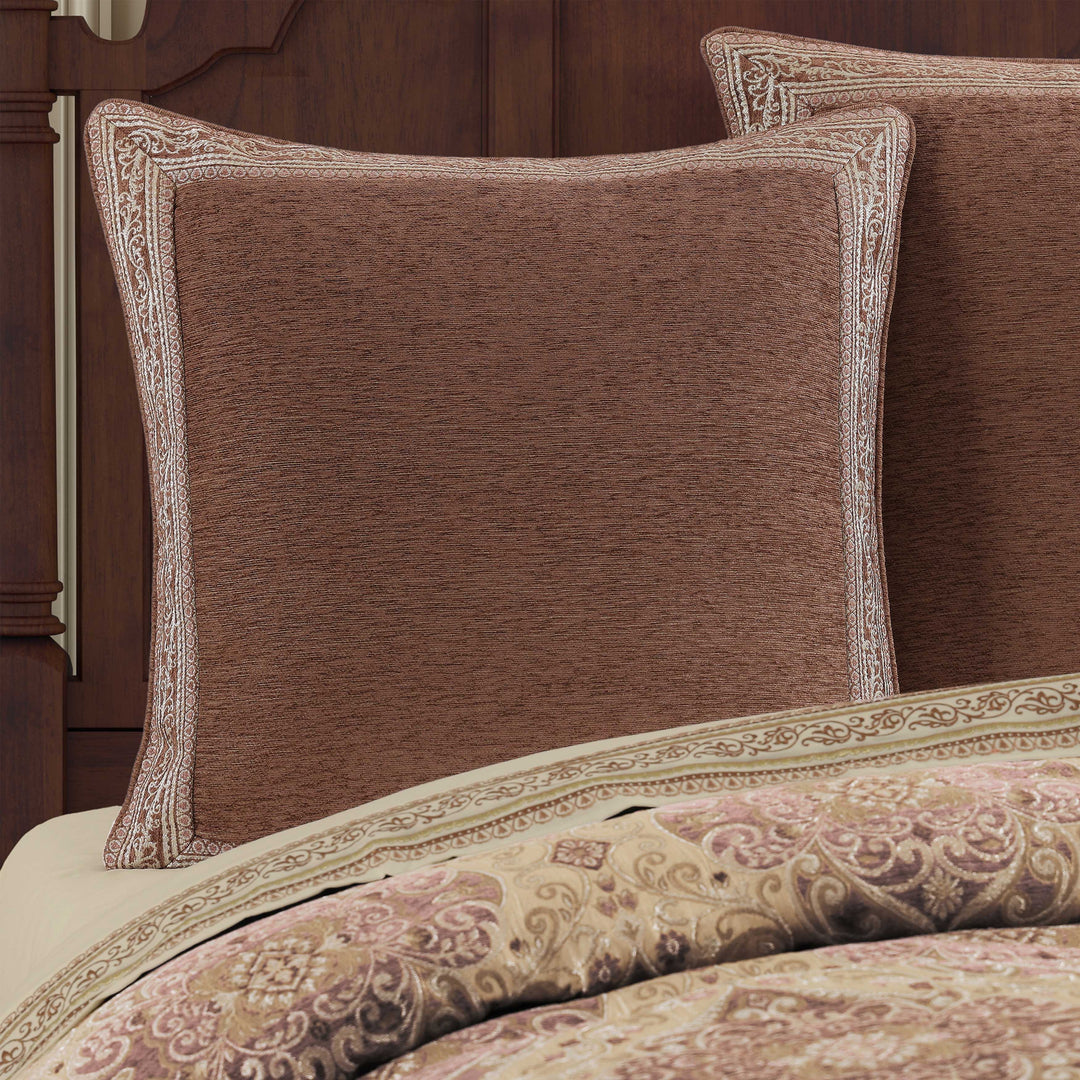 Weston Terracotta Euro Sham Euro Sham By J. Queen New York