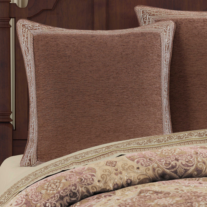 Weston Terracotta Euro Sham Euro Sham By J. Queen New York