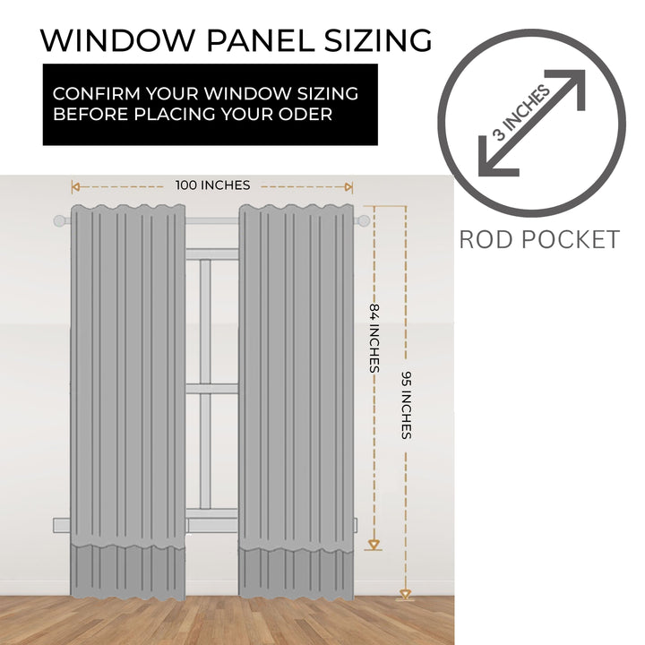 Brando Ivory Window Panel Pair Window Panels By J. Queen New York