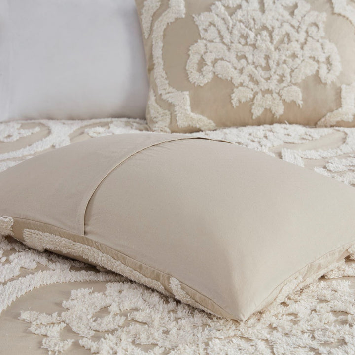 Viola 3 piece Cotton Chenille Damask Comforter Set Comforter Sets By JLA HOME/Olliix (E & E Co., Ltd)