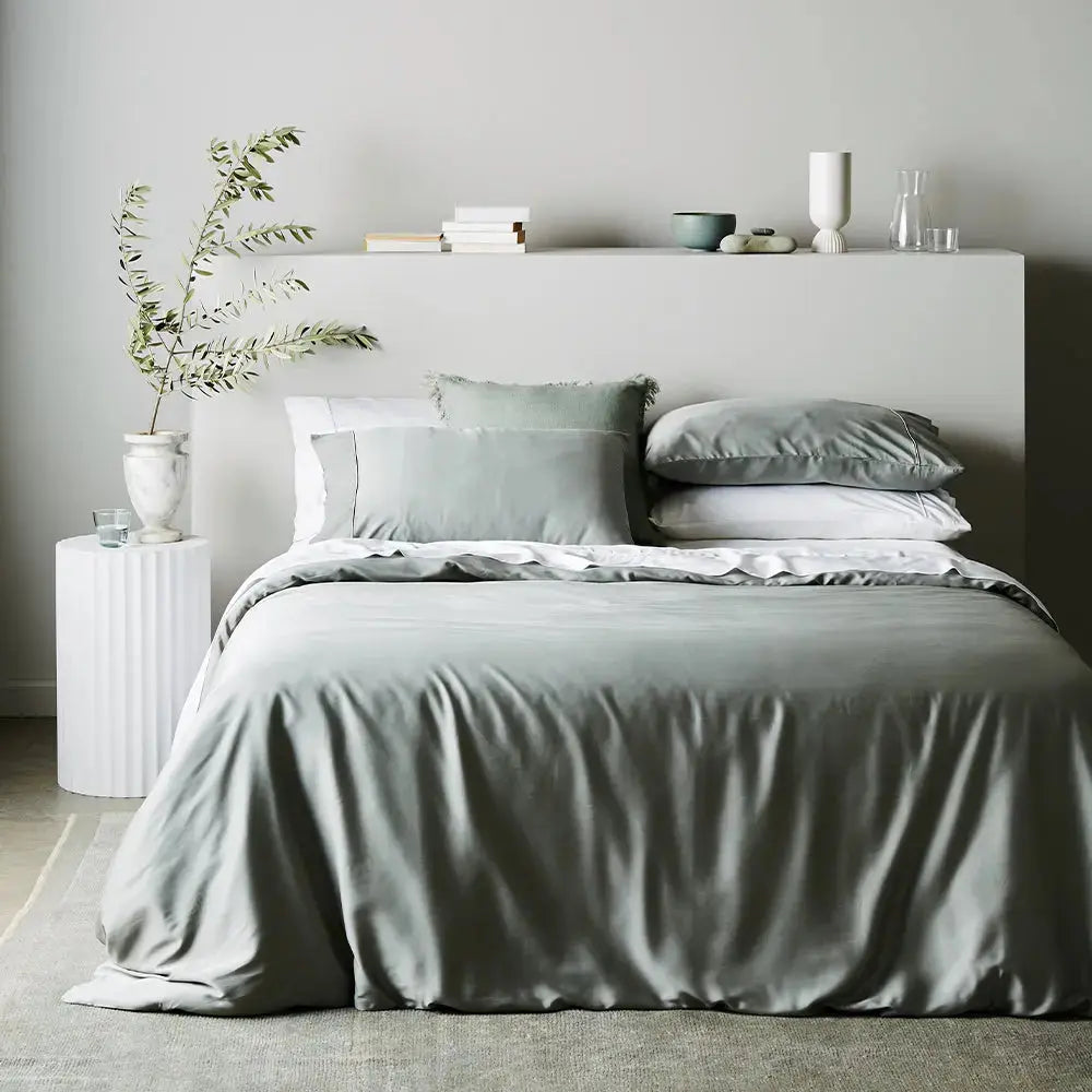 CleanBamboo® Signature Sateen Duvet Cover Duvet Covers By ettitude