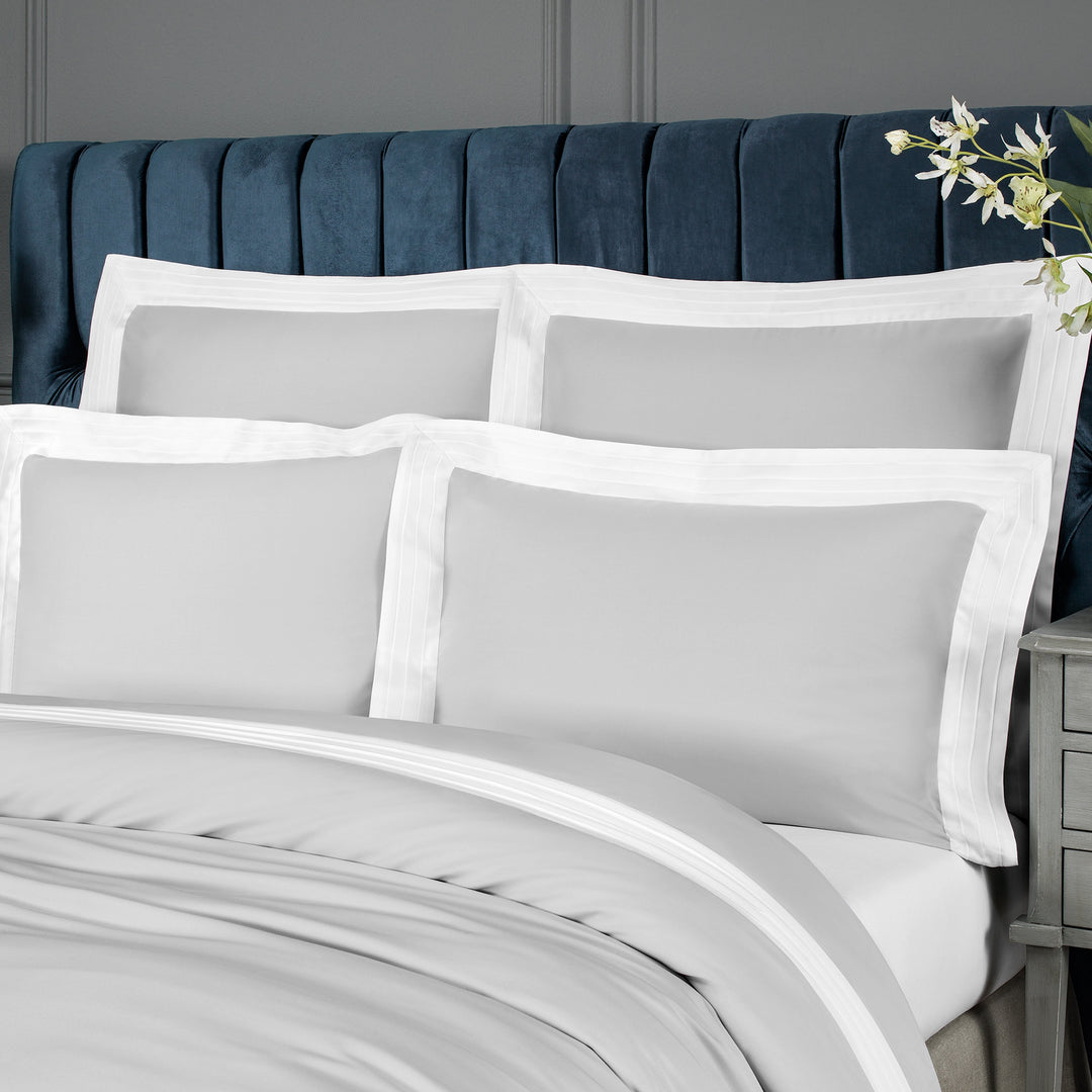 Eden Grey/White Duvet Cover Duvet Covers By Togas