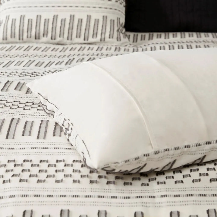 Rhea Cotton Jacquard 3 Piece Comforter Set Comforter Sets By JLA HOME/Olliix (E & E Co., Ltd)