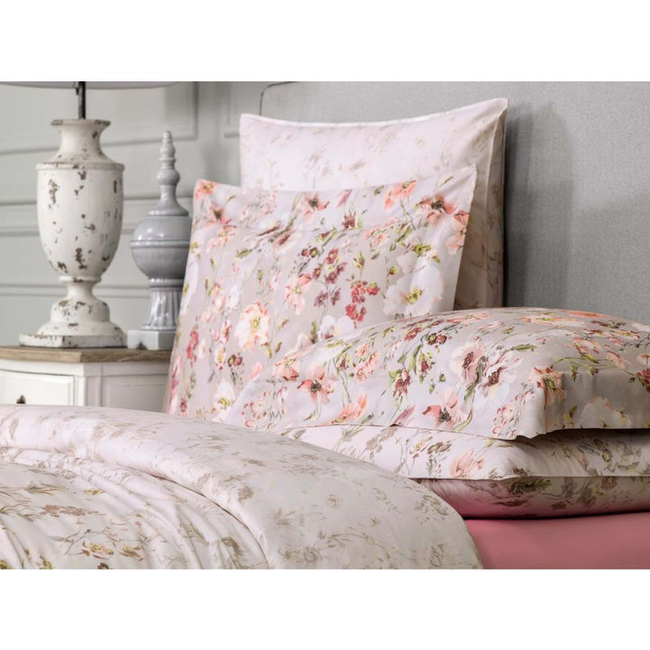 Henrietta Pink Fitted Sheet Fitted Sheet By Togas