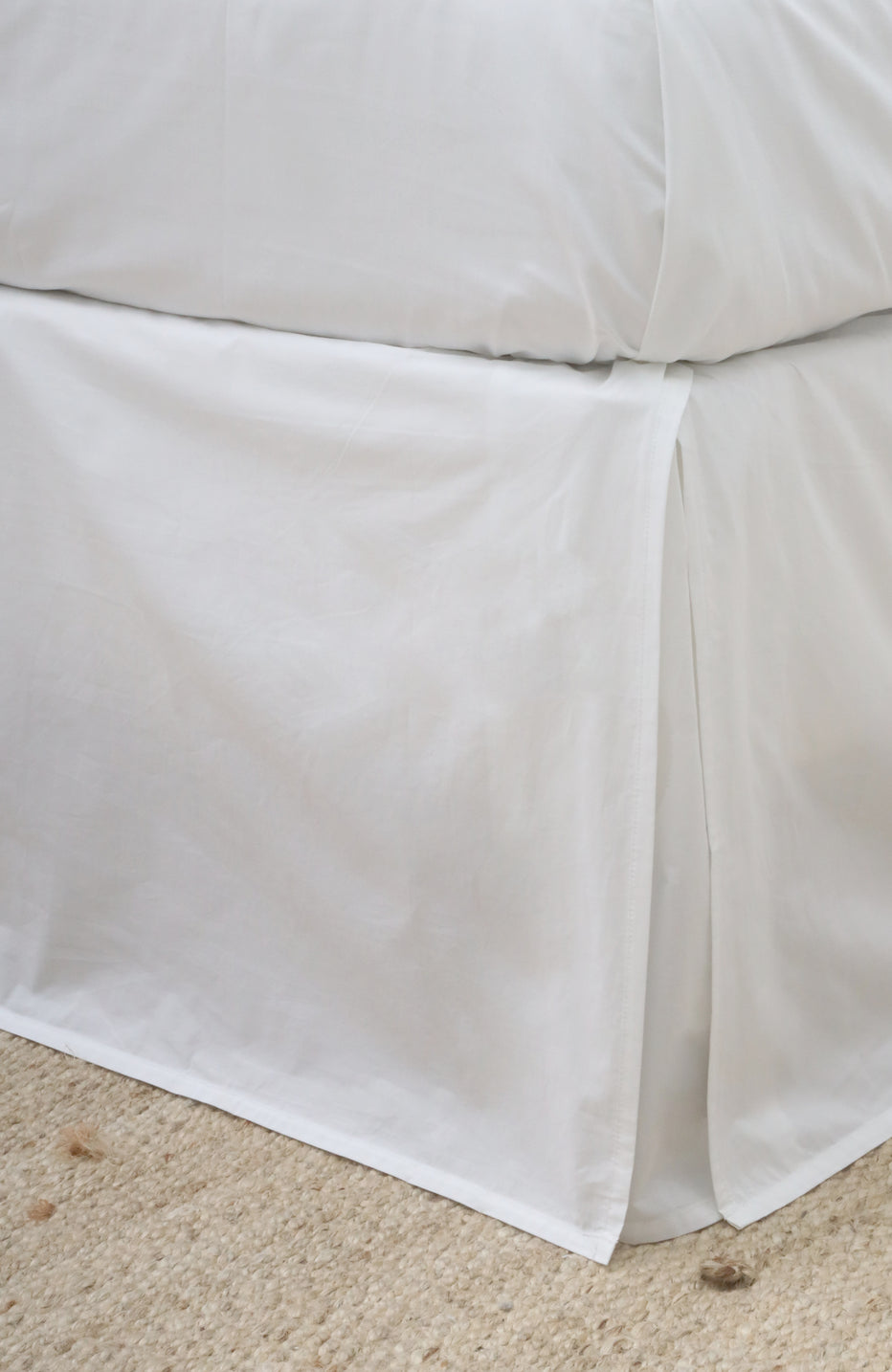 Cotton Sateen Paneled Bedskirt Bedskirt By Pom Pom at Home