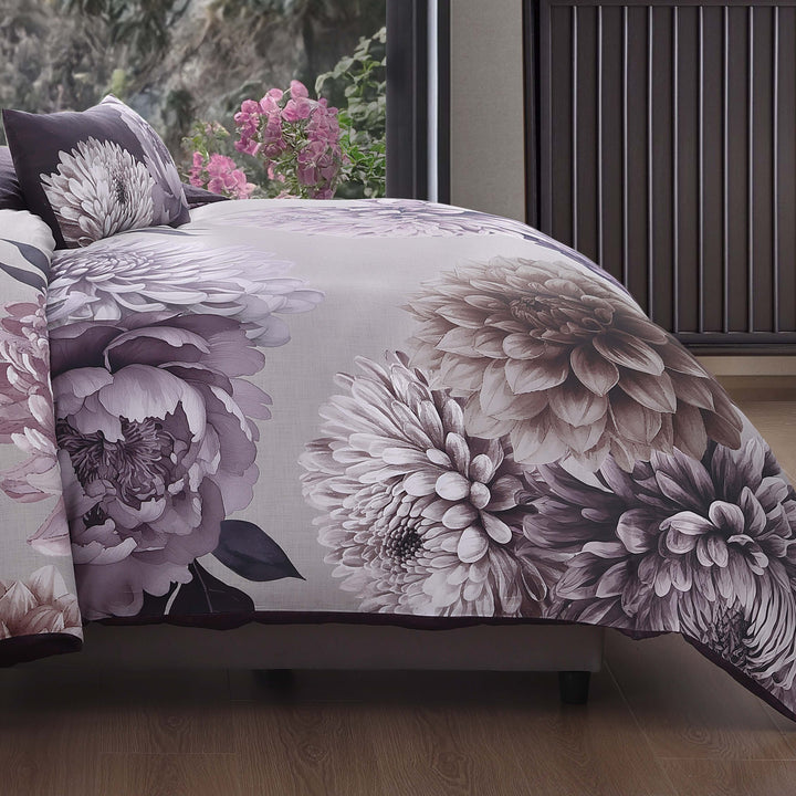 Bebejan Plum Petal 5 Piece Reversible Comforter Set - Final Sale Comforter Sets By US Office - Latest Bedding