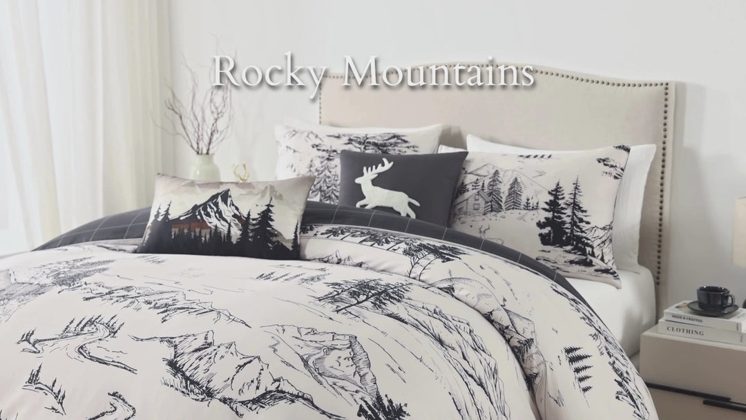Bebejan Rocky Mountains 5 Piece Reversible Comforter Set Comforter Sets By Bebejan®