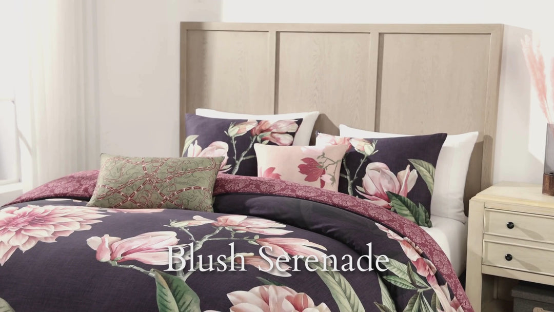 Bebejan Blush Serenade 5 Piece Reversible Comforter Set