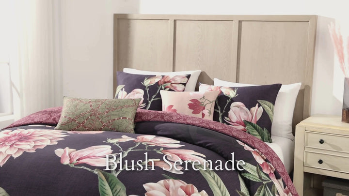 Bebejan Blush Serenade 5 Piece Reversible Comforter Set