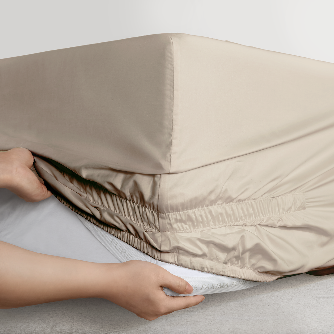 Purefect Fit Adjustable Sateen Fitted Sheet Fitted Sheet By Pure Parima