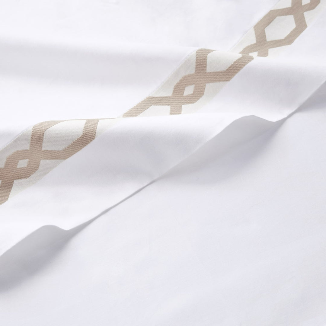 Signature Hem Taupe Sheet Set Sheet Set By Croscill Home LLC