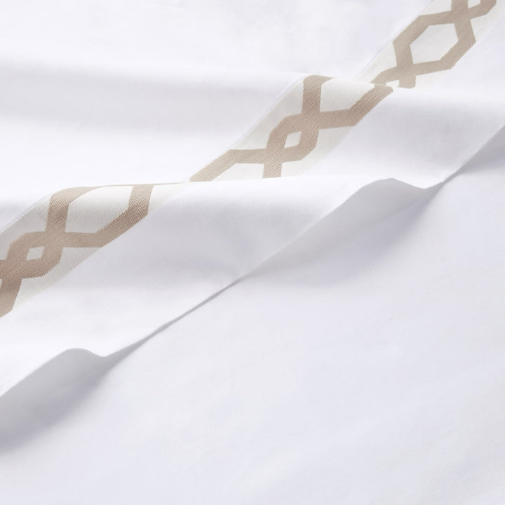 Signature Hem Taupe Sheet Set Sheet Set By Croscill Home LLC